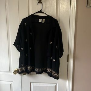 C1 Emma James black top